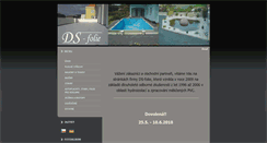 Desktop Screenshot of ds-folie.cz
